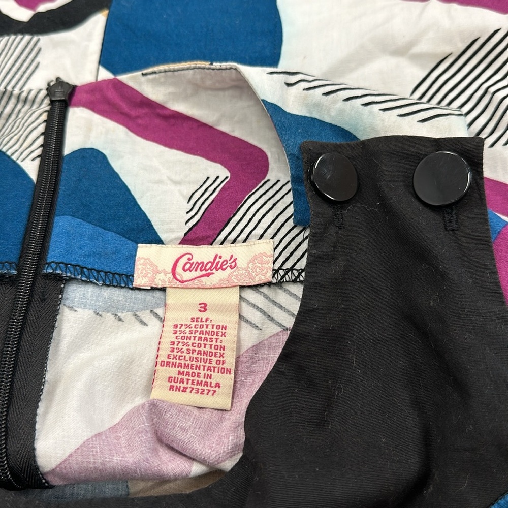 Vintage Candies, geometrical design dress size juniors 3 - Picture 6 of 6